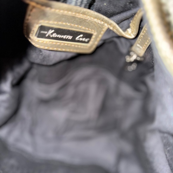 Kenneth Cole Snake Print Leather Mini Satchel Evening Bag HTF Rare BNNU Vintage - Picture 8 of 10